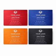 Metal Engraved Business Cards (Set of 15)