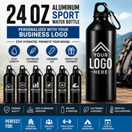 Aluminum Sports Bottle 24 oz
