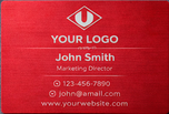 Metal Engraved Business Cards (Set of 15)