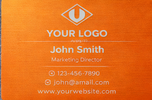 Metal Engraved Business Cards (Set of 15)